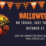 Halloween at the library October 31.